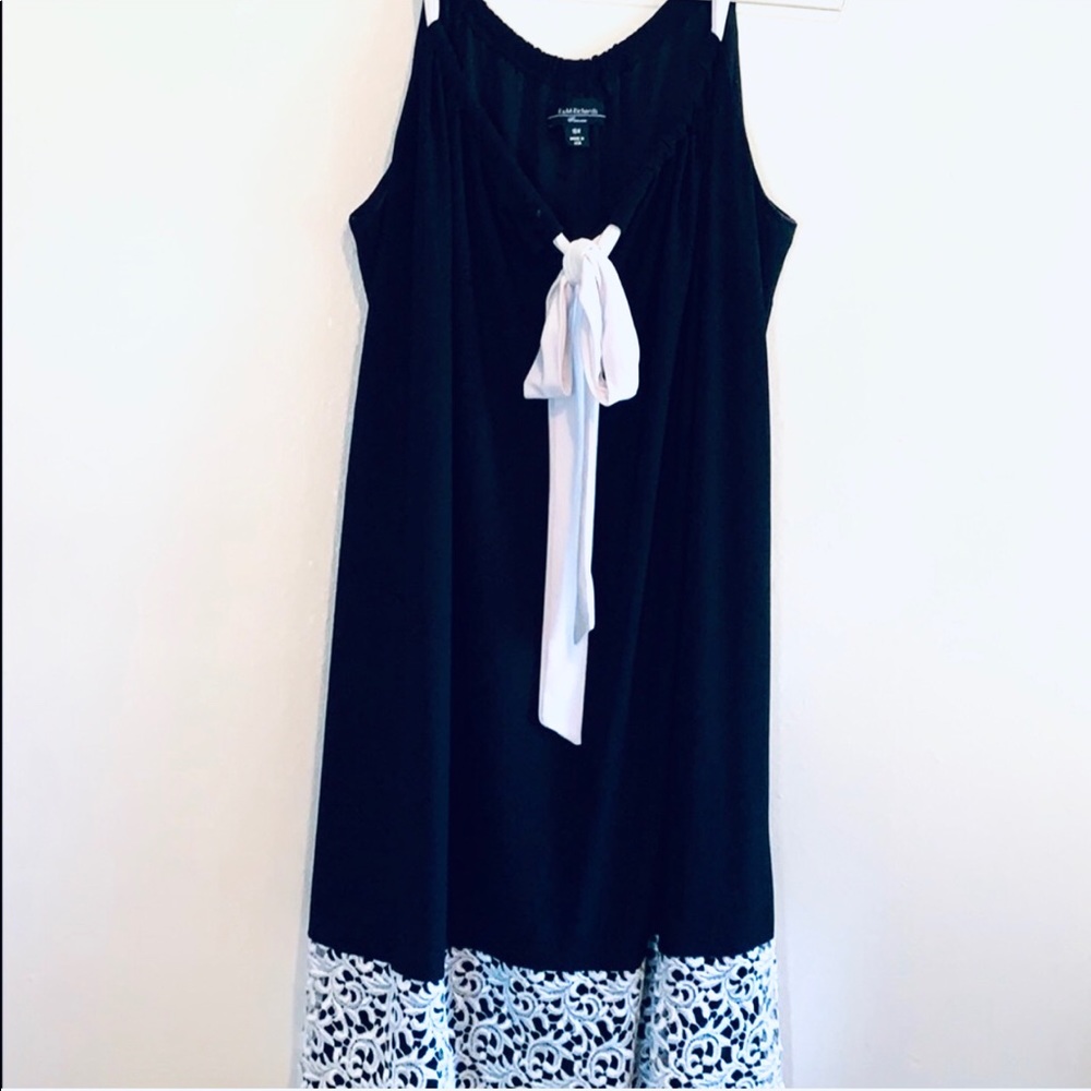 R&M Richards Black dress with lace